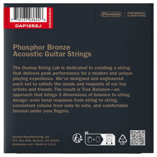Dunlop Ph/Bronze Acou. 12-Set 12/52