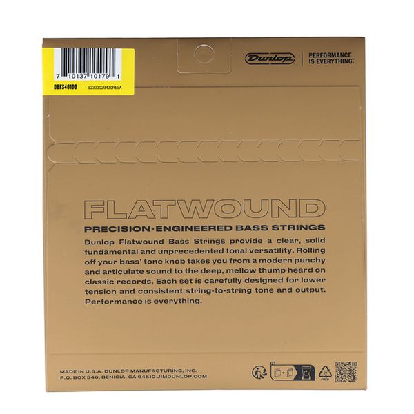 Dunlop FW Bass 4st 40-100 SS Long