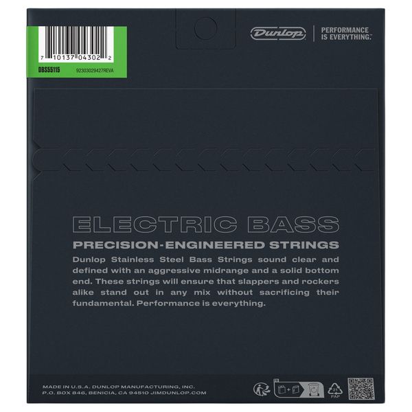 Dunlop Standard 55-115 SS 4str L