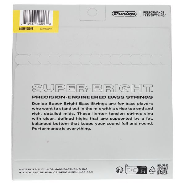 Dunlop Super Bright 40-100 Ni 4str S