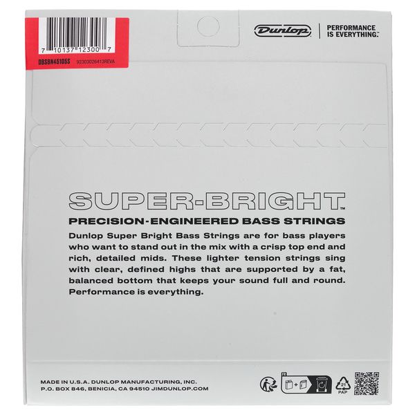 Dunlop Super Bright 45-105 Ni 4str S