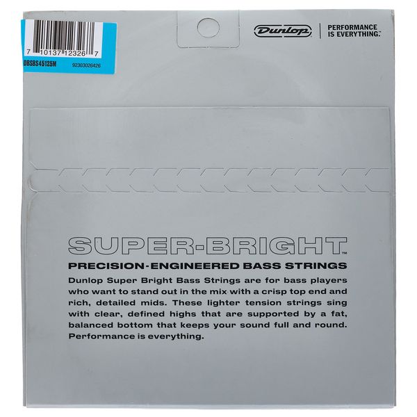 Dunlop Super Bright 45-125 SS 5str M