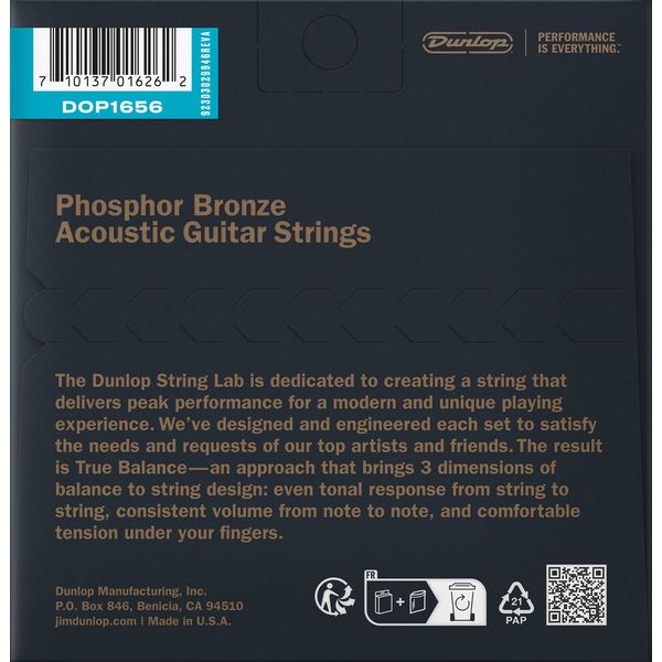 Dunlop Ph/Bronze Resonator Set 16-56