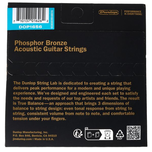 Dunlop Ph/Bronze Resonator Set 16-56