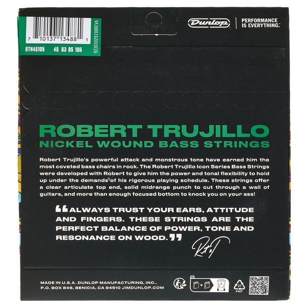 Dunlop Trujillo Bass Ni 4st 45-105 L
