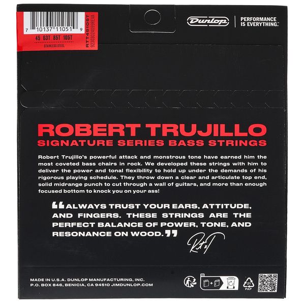 Dunlop Trujillo Bass SS 4st 45-105 TW
