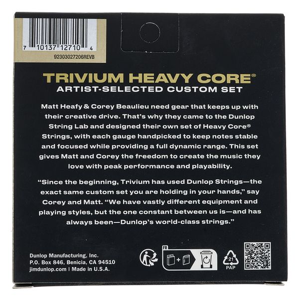 Dunlop Trivium El G 6st 10-52