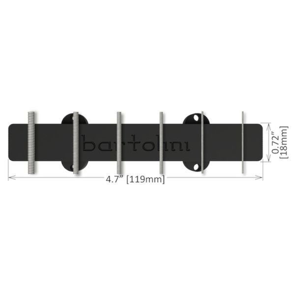 Bartolini 6-String J-Bass JS66J B/T Set