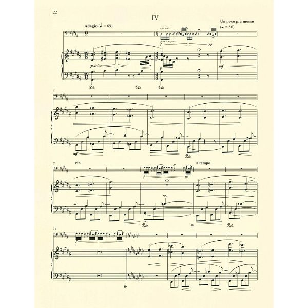 Bärenreiter Janácek Sonate for Violoncello