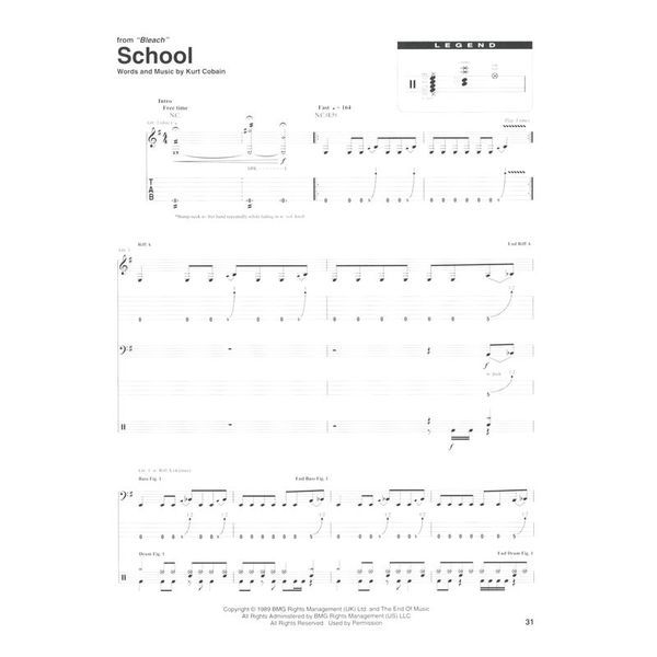 Hal Leonard Nirvana The Complete Scores