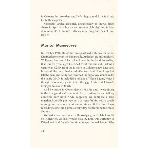 Omnibus Press The Sound of the Machine