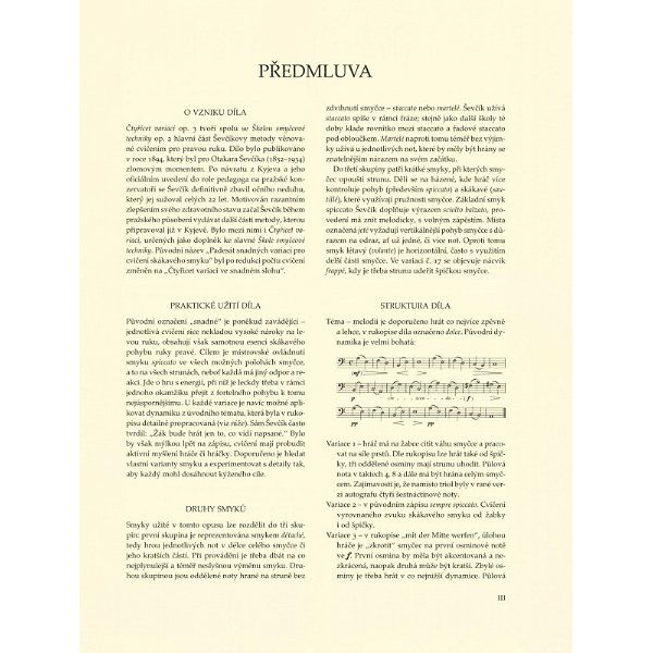 Bärenreiter Ševcík Variationen op.3 Cello
