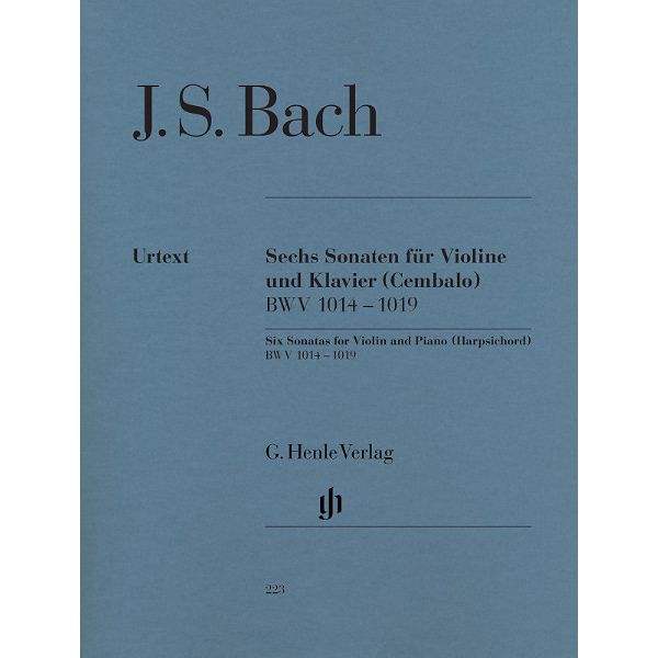 Henle Verlag Bach Sechs Violinsonaten