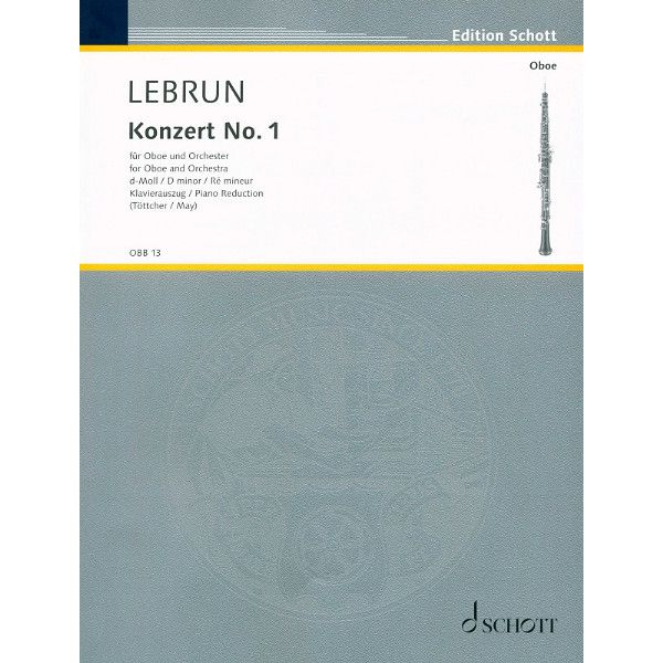 Schott Lebrun Concert Nr. 1 d-moll