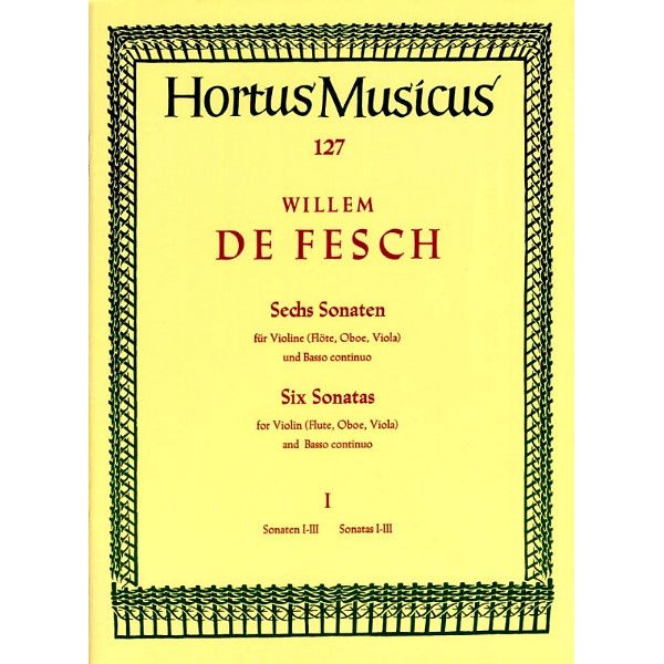 Bärenreiter Fesch Sechs Sonaten 1