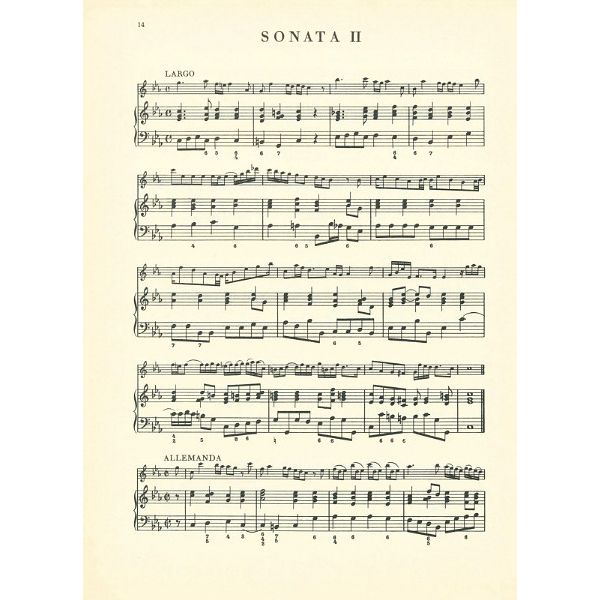 Bärenreiter Fesch Sechs Sonaten 1