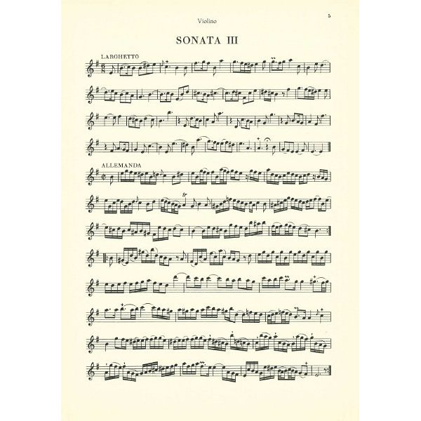 Bärenreiter Fesch Sechs Sonaten 1