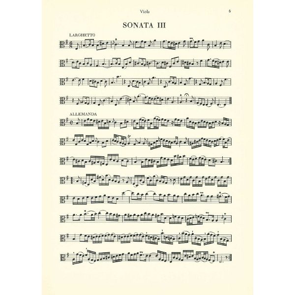 Bärenreiter Fesch Sechs Sonaten 1