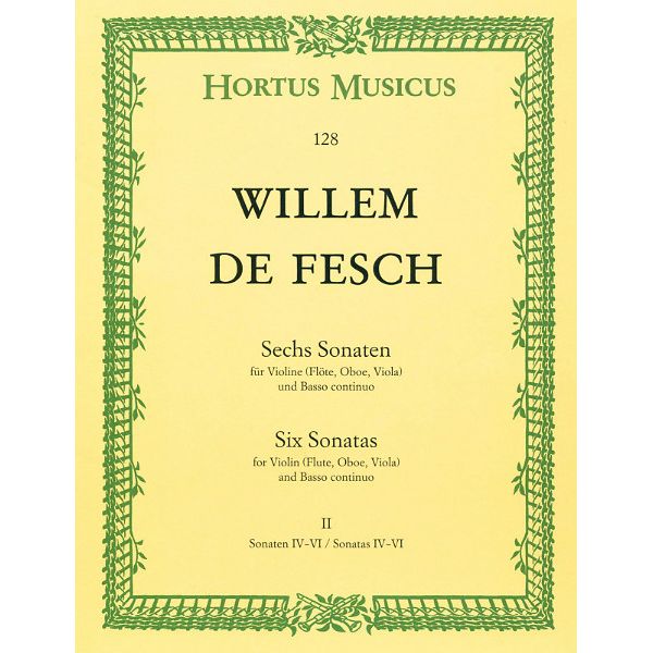 Bärenreiter Fesch Sechs Sonaten 2