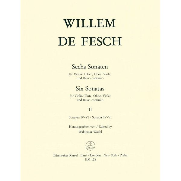 Bärenreiter Fesch Sechs Sonaten 2