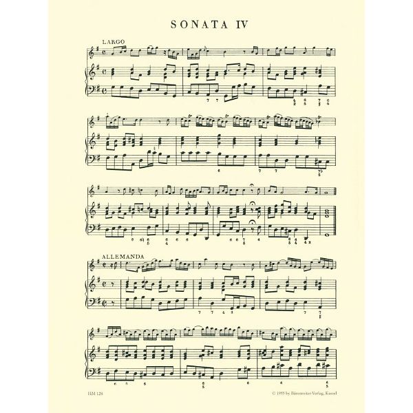 Bärenreiter Fesch Sechs Sonaten 2