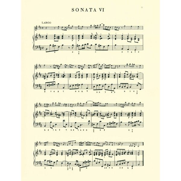 Bärenreiter Fesch Sechs Sonaten 2