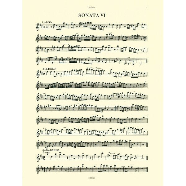 Bärenreiter Fesch Sechs Sonaten 2