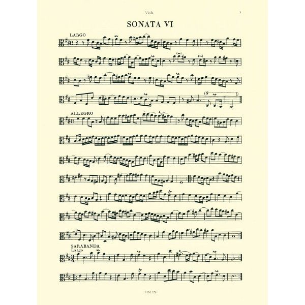 Bärenreiter Fesch Sechs Sonaten 2