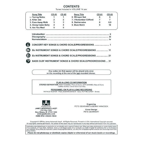 Jamey Aebersold Benny Golson