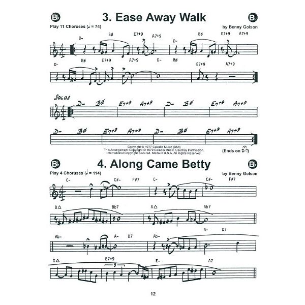 Jamey Aebersold Benny Golson