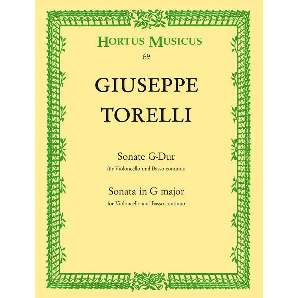 Bärenreiter Torelli Sonate Violoncello