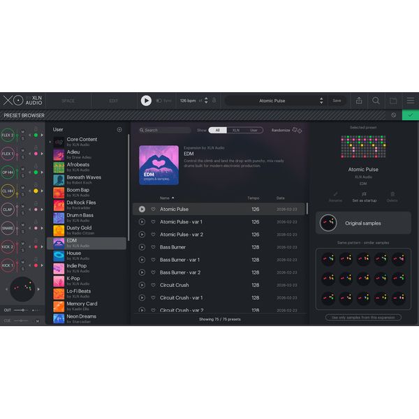 XLN Audio XO Expansion - EDM