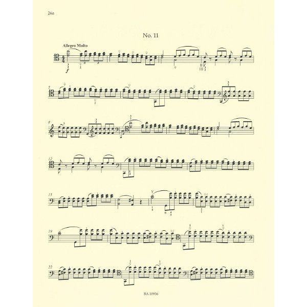 Bärenreiter Lindley Capriccios Cello op.15