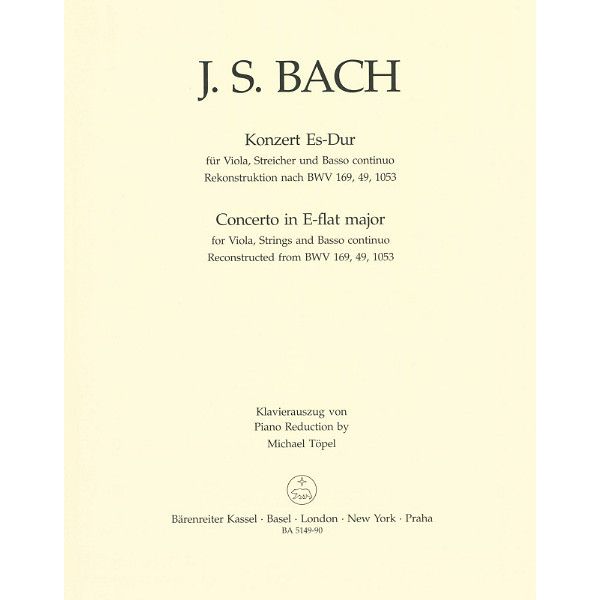 Bärenreiter Bach Violakonzert