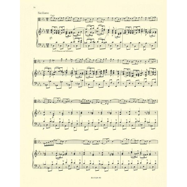 Bärenreiter Bach Violakonzert