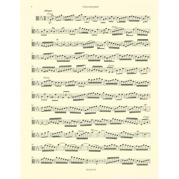 Bärenreiter Bach Violakonzert