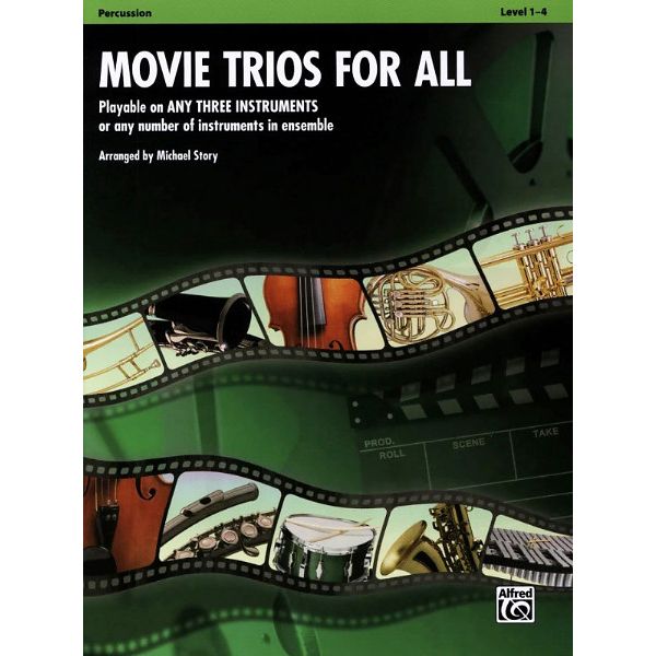 Alfred Music Publishing Movie Trios For All Percussion