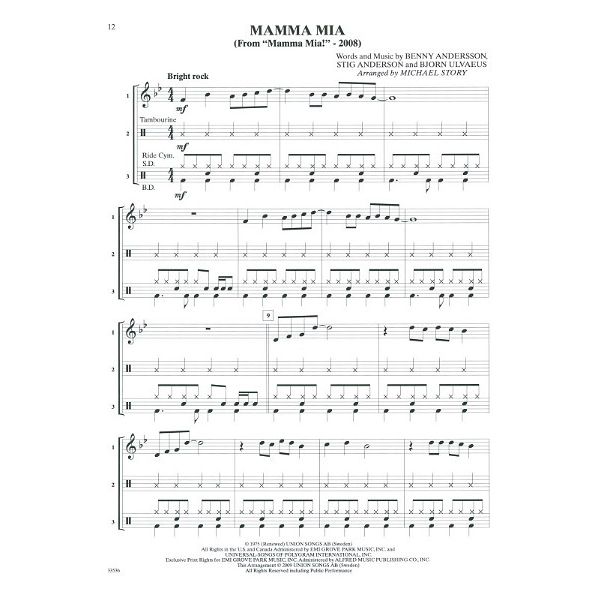 Alfred Music Publishing Movie Trios For All Percussion