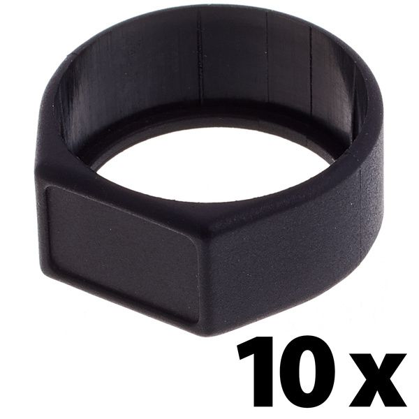 Neutrik XCR Ring Black 10x