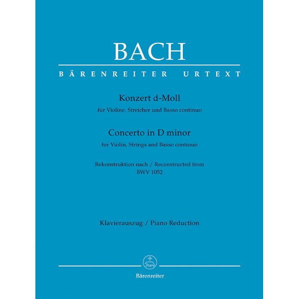 Bärenreiter Bach Violinkonzert BWV 1052