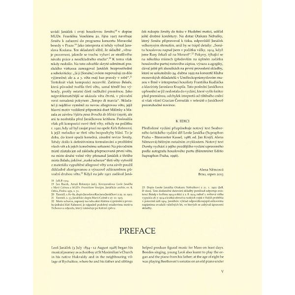 Bärenreiter Janácek Werke for Violin