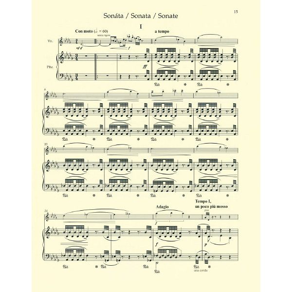 Bärenreiter Janácek Werke for Violin