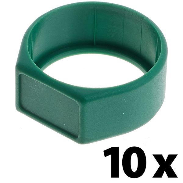 Neutrik XCR Ring Green 10x