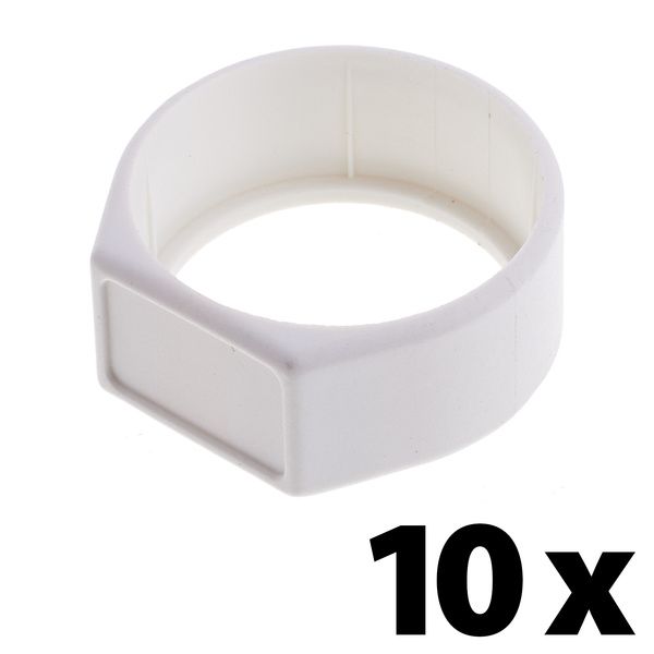 Neutrik XCR Ring White 10x