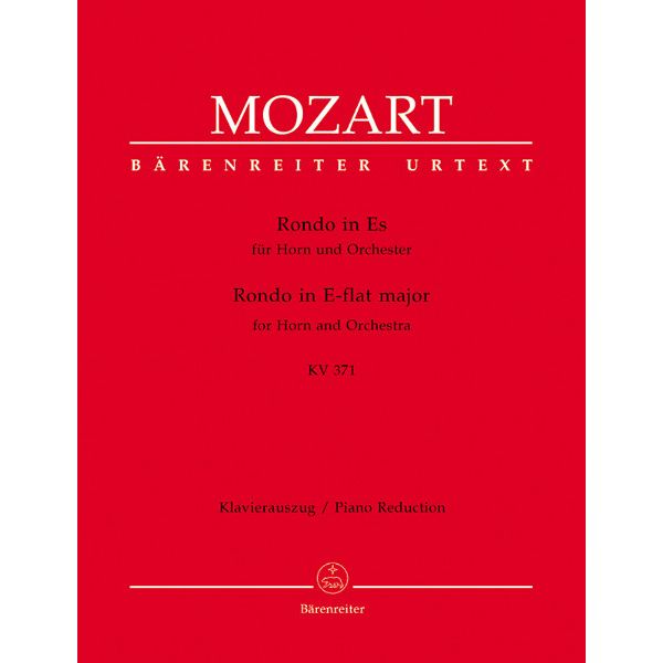 Bärenreiter Mozart Rondo for Horn KV 371
