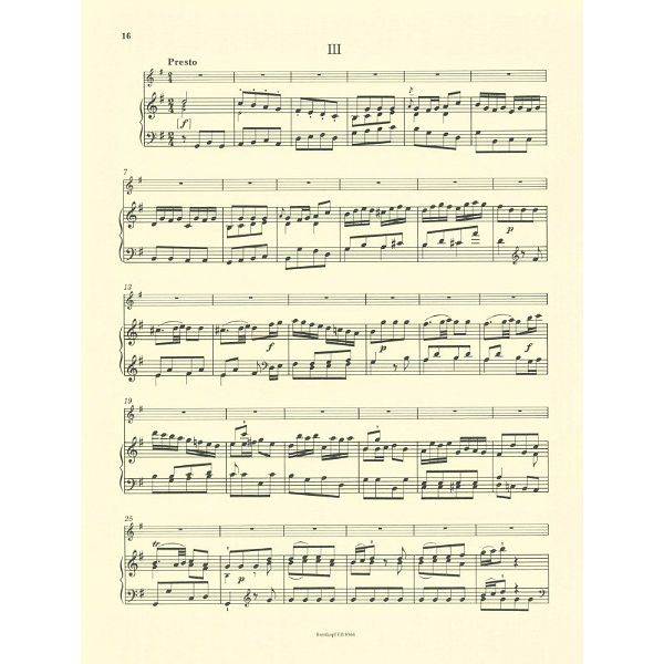 Breitkopf & Härtel Quantz Flötenkonzert