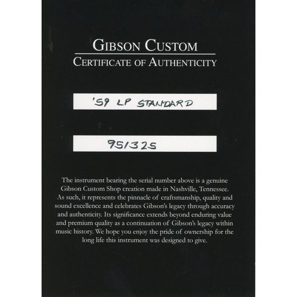 Gibson Les Paul 59 Washed Ch VOS #3