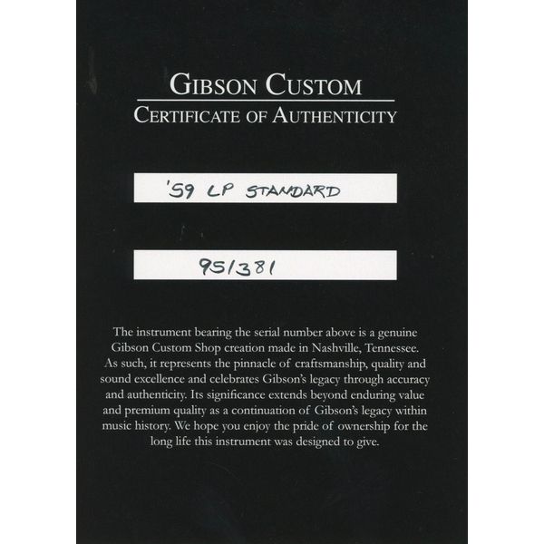 Gibson Les Paul 59 Washed Ch VOS #4