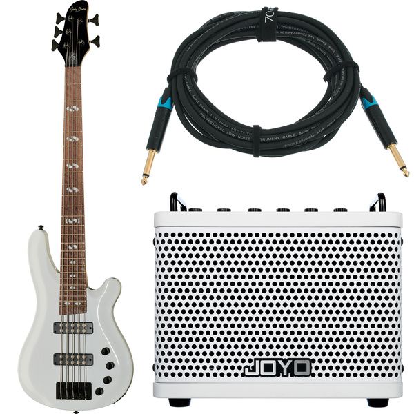 Harley Benton B-550 White Progressive w/Joyo