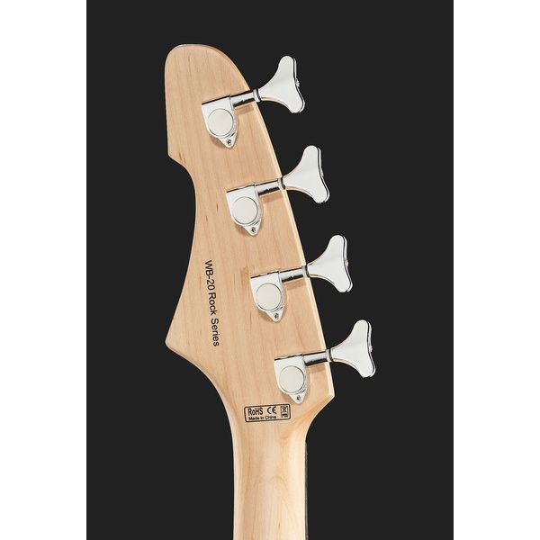 Harley Benton WB-20BK Rock Series w/Warwick